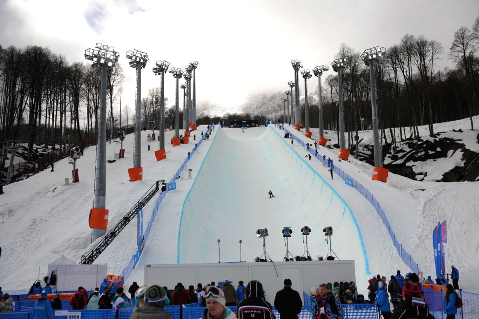 Sochi-2014 Pista de Snowboard