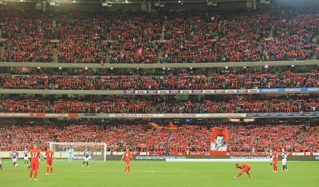 liverpool you ll never walk alone melbourne 2013