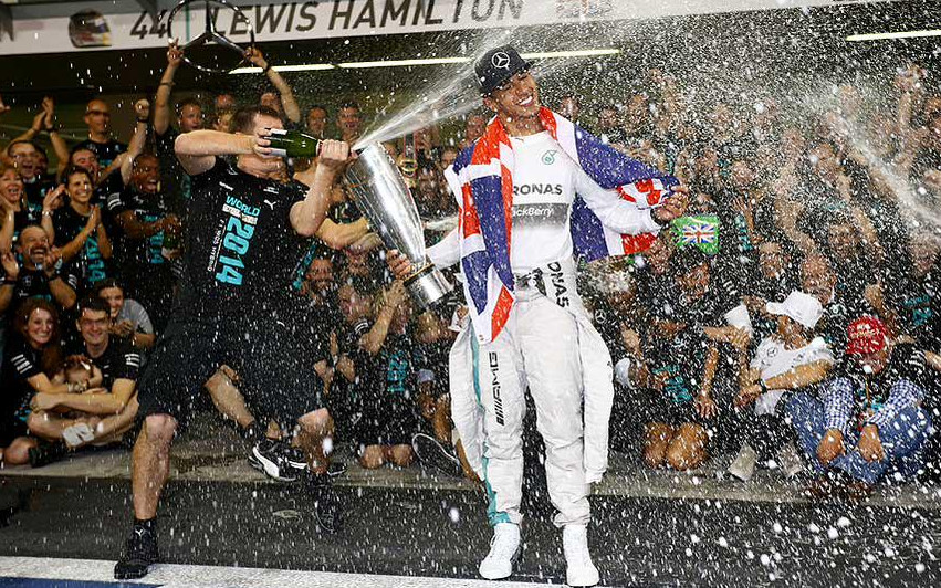 lewis hamilton campion mondial formula 1 2014