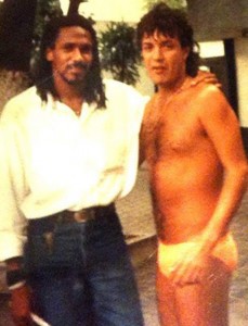 Carlos Kaiser și Mauricio în perioada Botafogo 