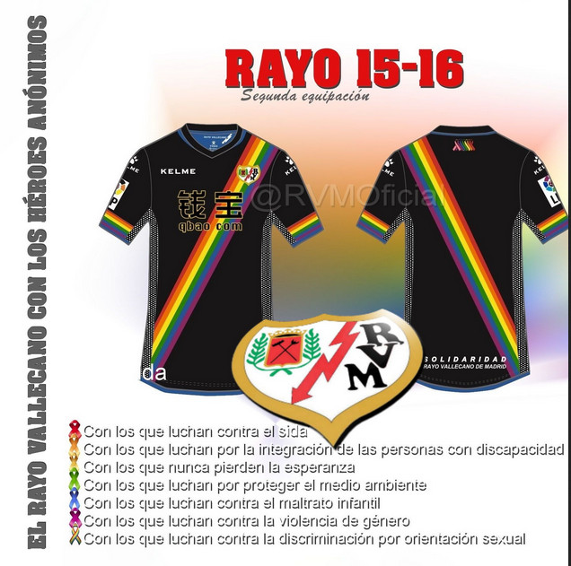 tricouri kelme rayo vallecano 2015 2016