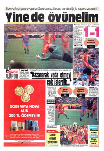 Galatasaray 1-1 Steaua 1989