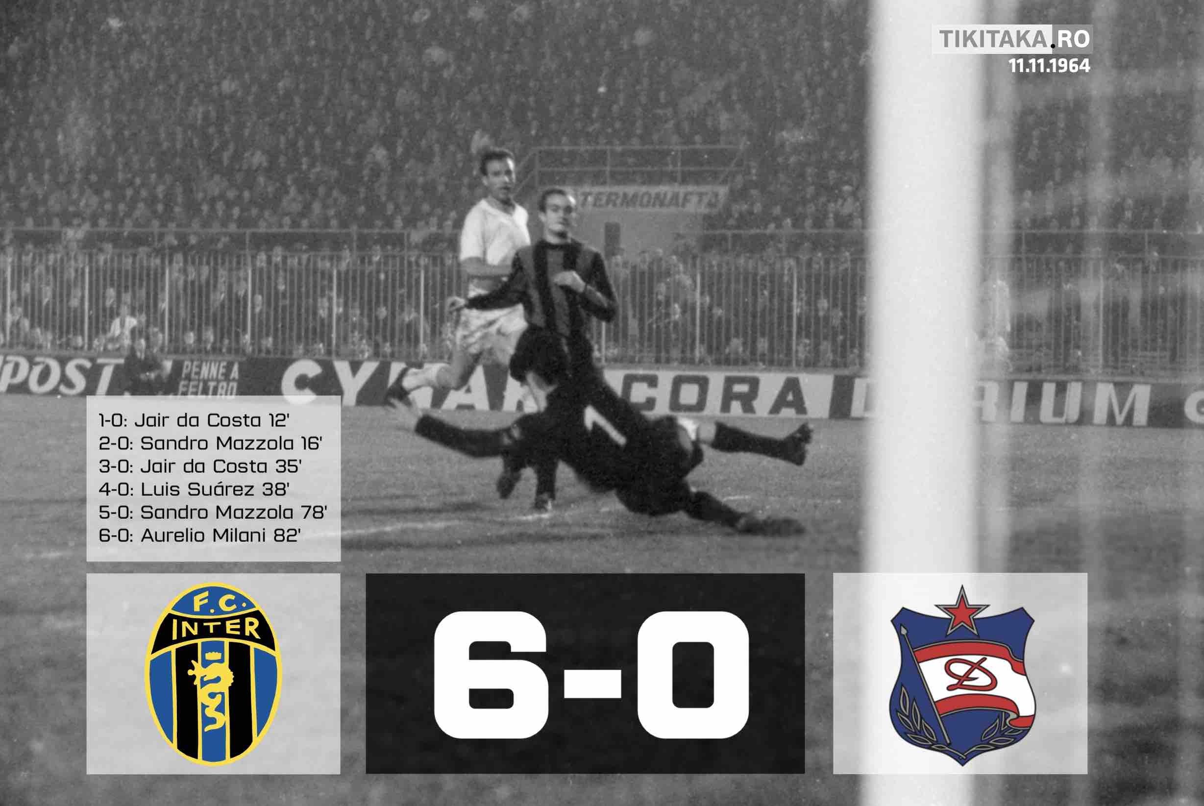 Inter 6-0 Dinamo 1964