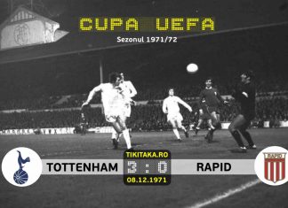 Tottenham Hotspur 3-0 Rapid Bucuresti 1971